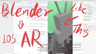 【Apple AR App Dev BootcampRealityKit】12 How to import your blender model into your Reality project Wealth