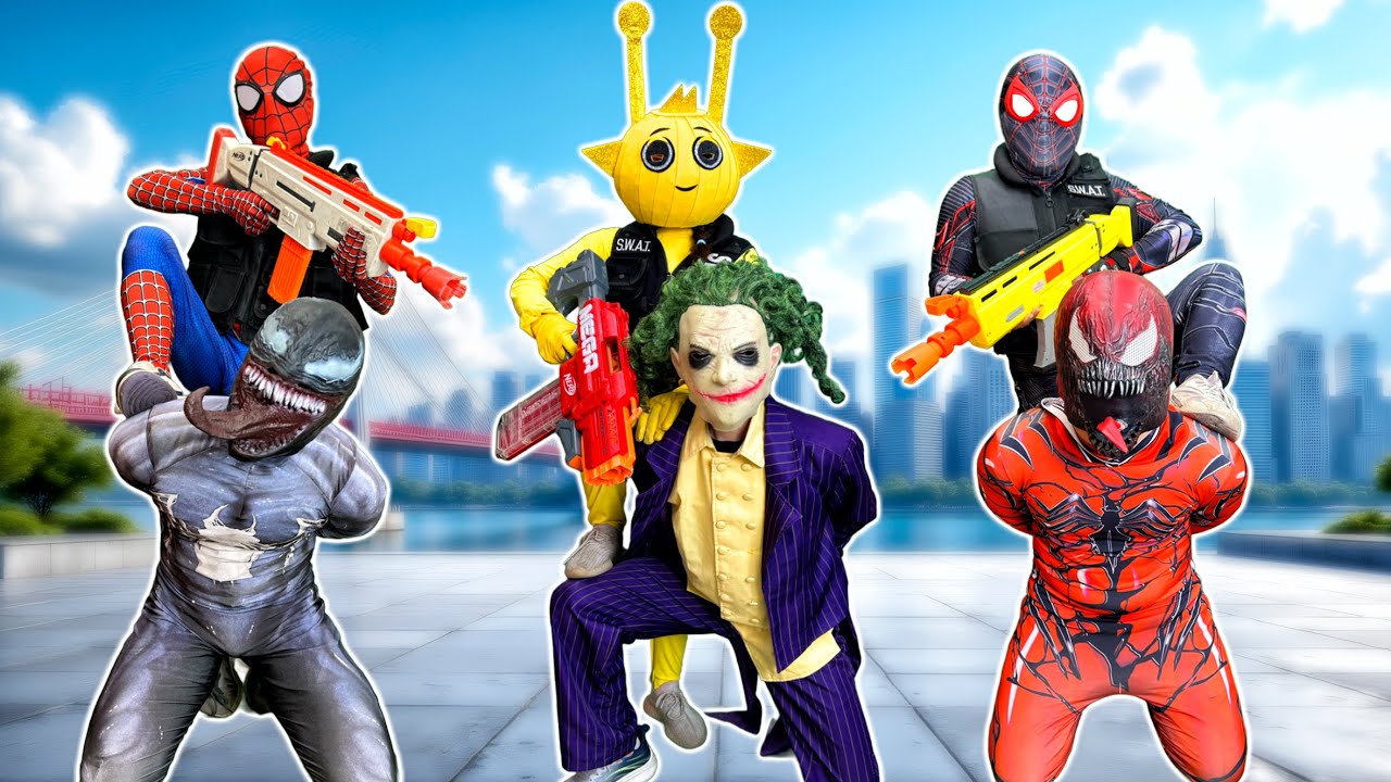 Venom Bắt Cóc Sprunki Và Trốn Khỏi Nhà Tù - Tổng Hợp Video Hay Nhất||Spiderman Bon - TV