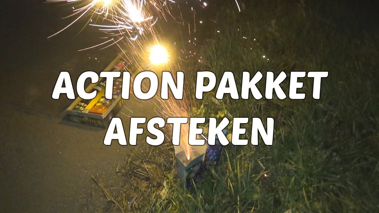 Action Fonteinen Pakket Afsteken Cat 1 Vuurwerk Youtube