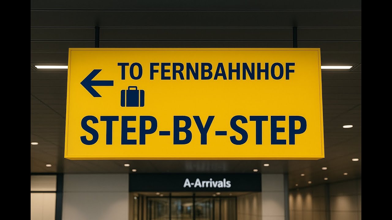 Wie Lange Braucht Man Vom Fernbahnhof Frankfurt Zum Terminal 1 Frankfurt Airport Tutorial | Terminal 1 A-Arrival Area to Fernbahnhof