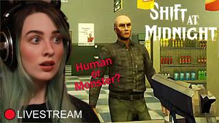 Human Or Doppelganger That Wants To Eat Our Souls | Shift At Midnight [Horror Game] -part 2- END