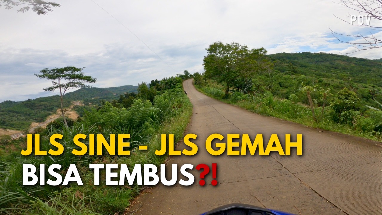Bisa Tembus❓ Jalur Alternatif dari JLS Sine ke JLS Gemah | Motovlog Eksplor Tulungagung