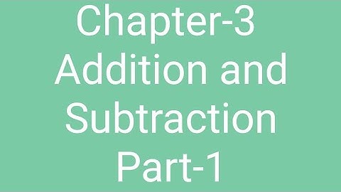 Date-3June , 21 Class-1 SUBJECT-MATHEMATICS Chapter- 3 Addition and Subtraction ( up to 20 ) Part-I