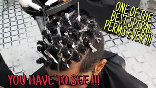 One Of The Best Spiral Perms Ever By Aniket - Hairox Salon