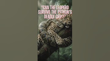 Leopard vs Python | Survival Facts from the Wild #wildlife #shorts #viral
