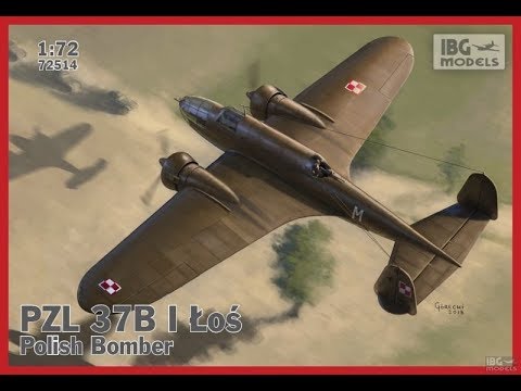 Video: IBG Models 72514 PZL.37 B I Łoś polský střední bombardér (1/72)