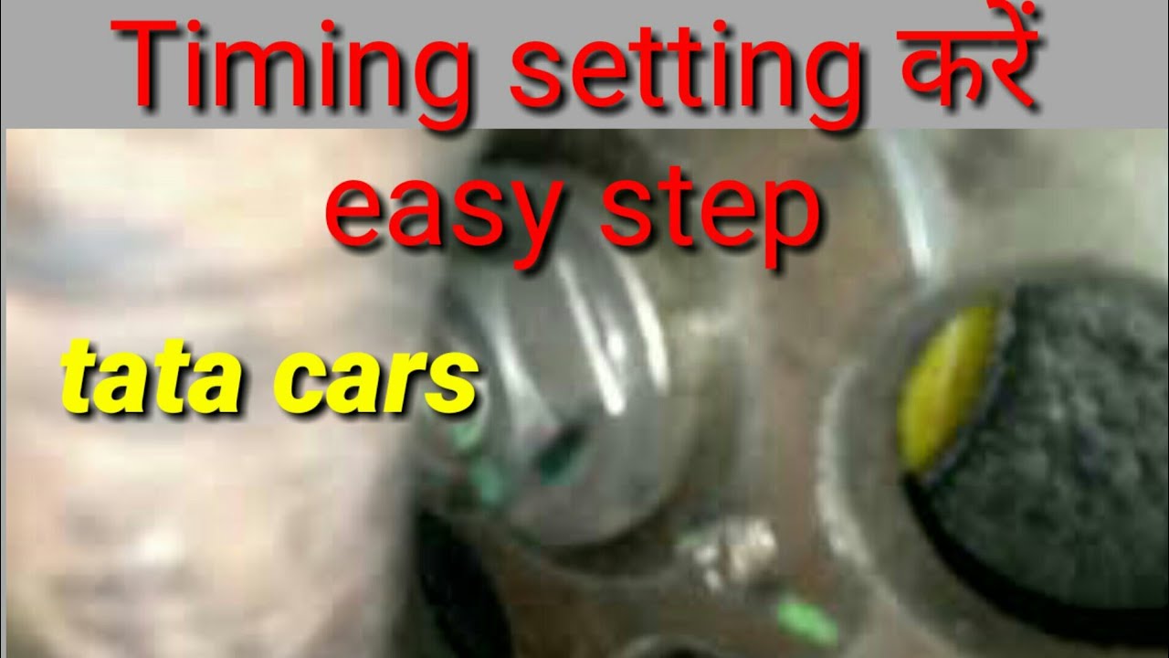 TATA INDIGO TIMING BELT CHANGE pump setting No extra tools YouTube