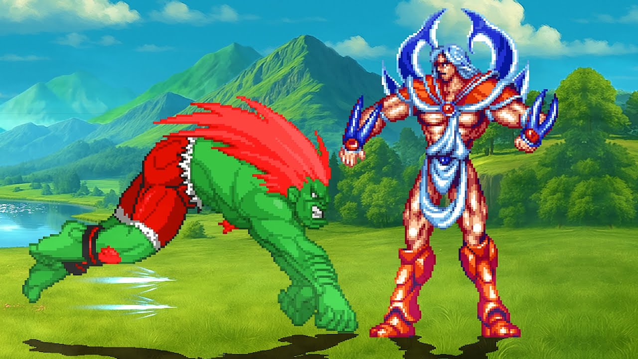 Shin Blanka Vs. Master Ohga - Jungle Voltage