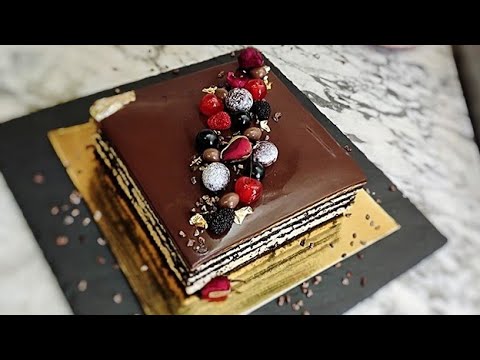 كيكة فوري نوار لعشاق الكراميل و الشوكولاته  