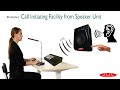 Two Way PA System with Talk Back and Call Back Facility Model : FP-201 - Working video