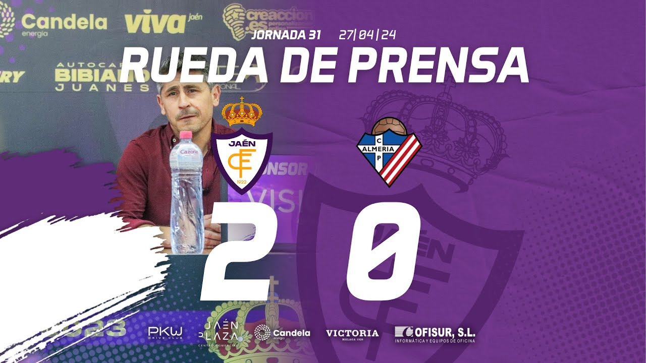 RUEDA DE PRENSA | J31 Real Jaén 2 - 0 Poli Almería