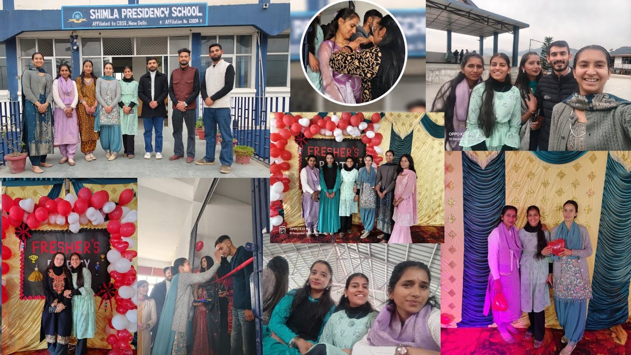 fresher party 🎉💕