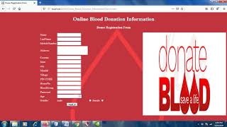 Online Blood Donor Information System || Java Project || Web Application || NON-IEEE JAVA Project