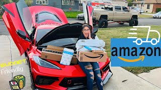 Amazon Carbon Fiber Interior package For the C8 Corvette (less than $500!!!)