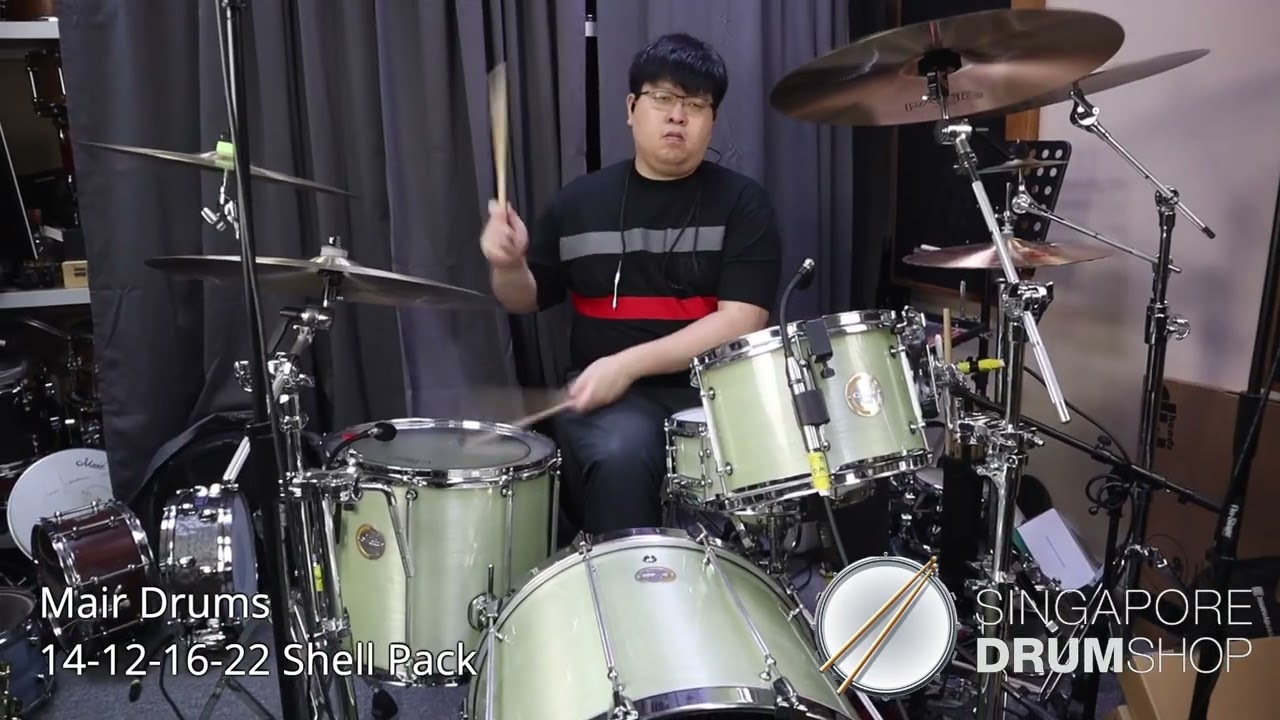 Mair Fiberglass 4pc Drum Set