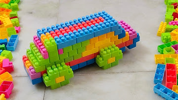 Satisfying DIY Car ASMR/ building blocks/block game/lego building fun #asmr#buildingblocks#lego