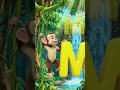 Letter M for Monkey #kidsvideo #shorts #nurseryrhymes