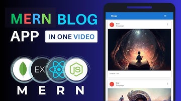 Master MERN Stack with BLOG App | Build a Full-Stack Blog App using MERN (Mongo, React JS, Node JS)