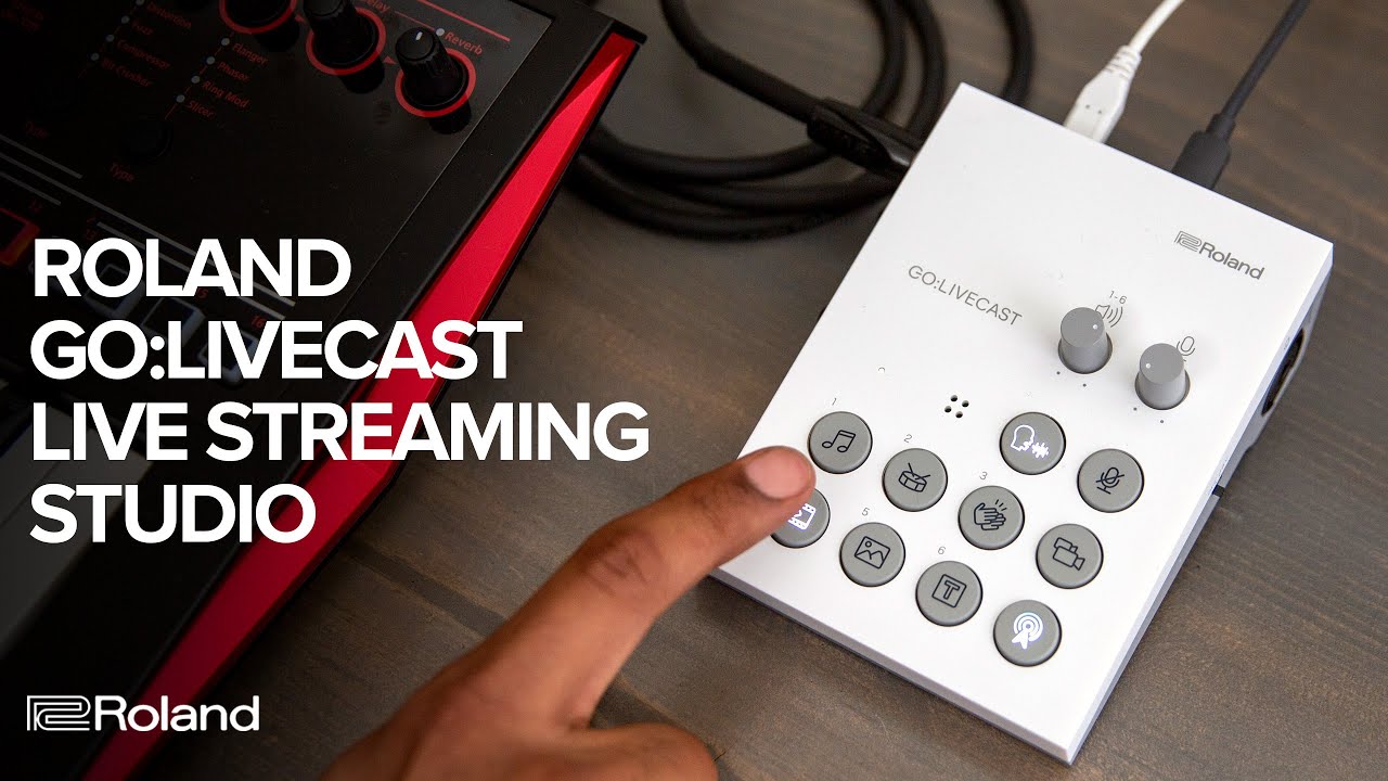 Roland GO:LIVECAST Live Streaming Studio for Smartphones - YouTube