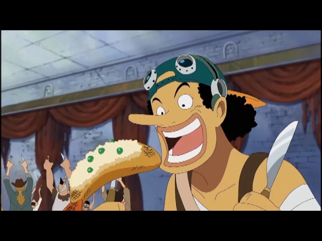 Binks No Sake - Brook[Party after defeating Moria]
