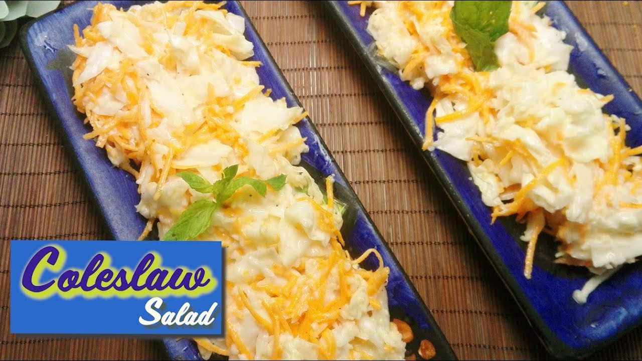 Coleslaw salad YouTube