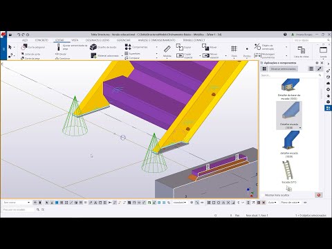 Estruturas Metálicas Conexões #43 - Escada (Base) Parte 3