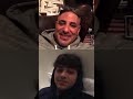 Noah Centineo on his dad's IG live 10/4/18