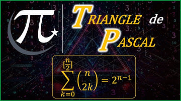 Triangle de Pascal et formules combinatoires