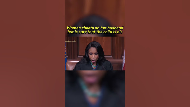 Although a woman cheats, she is certain that the child belongs to the man. #drama #shorts #court