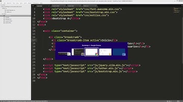 Curso de Bootstrap 4: Breadcrumb.  Bootstrap 4 Course: Breadcrumb component. Bootstrap 4 Cours.