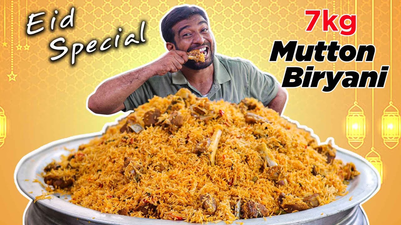 7kg Mutton Dum Biryani Method Explained Distributed to Needy