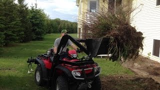 WildHare ATV Bucket Loader Turns your ATV into a Workhorse
