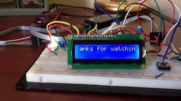 Hd44780 scrolling text