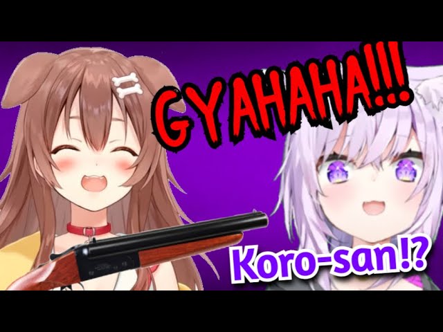 Korone Completely Loses It As She Deletes Okayu With a Shotgun [Hololive]