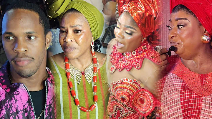 ARRIVAL TOYIN ABRAHAM, FATIA BALOGUN & SON, EDUN DENRELE @ ENIOLA AJAO MOVIE PREMIERE OWAMBE THIEVES