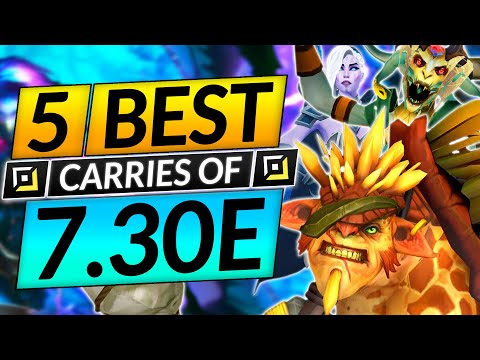 5 MOST BROKEN CARRIES of the NEW 7.30E Patch - Position 1 Tips - Dota 2 Guide