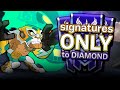 The spammer experience  signatures only to diamond