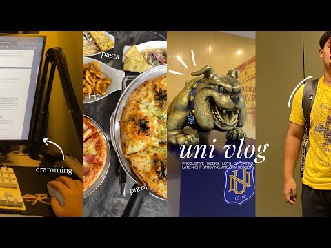 uni vlog💻: productive weeks, lots of eating, late night studying, gym session, and valorant