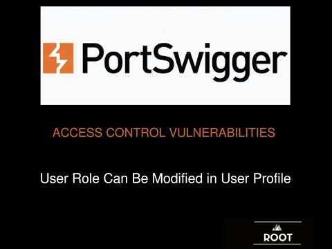 User role can be modified in user profile