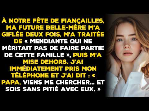 Elle m'a giflée deux fois à ma fête de fiançailles — 30 minutes plus tard, elle suppliait...