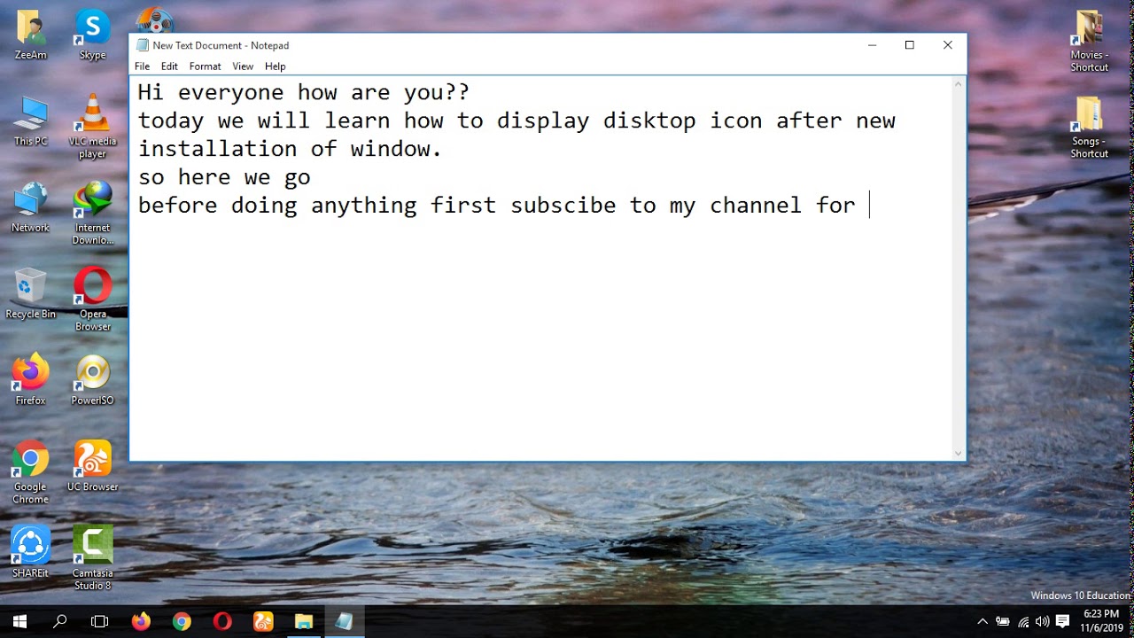 How To Display Desktop Icon YouTube how-to-display-desktop-icon-youtube