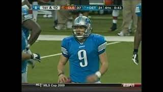 Lions vs Browns 2009 NFL Primetime