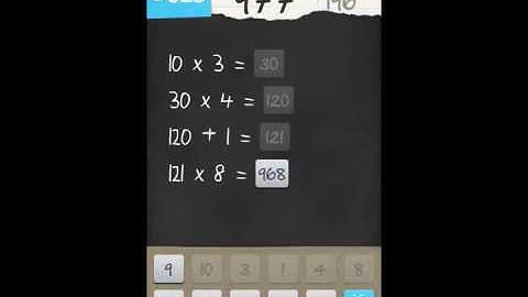 6 Numbers by Brainbow Level 196 Answer Guide