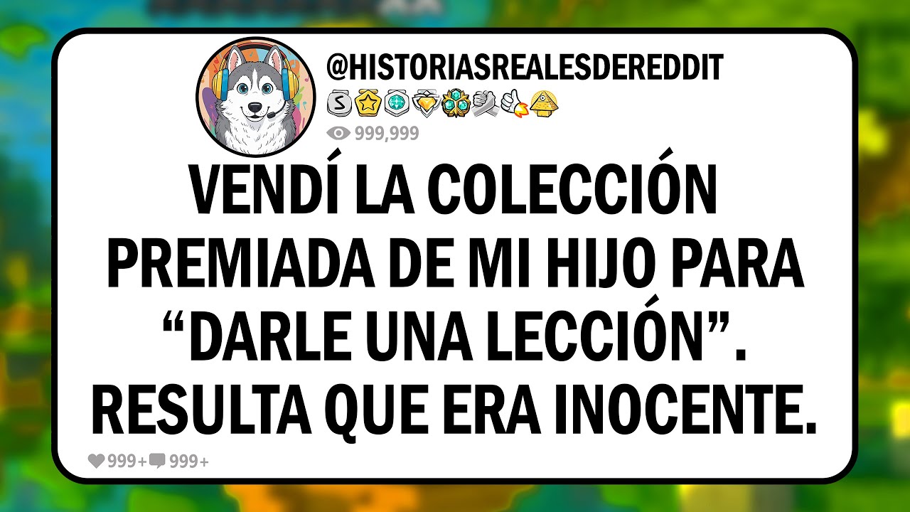 Vendí la colección PREMIADA de mi hijo para “darle una LECCIÓN”. Resulta que era INOCENTE.