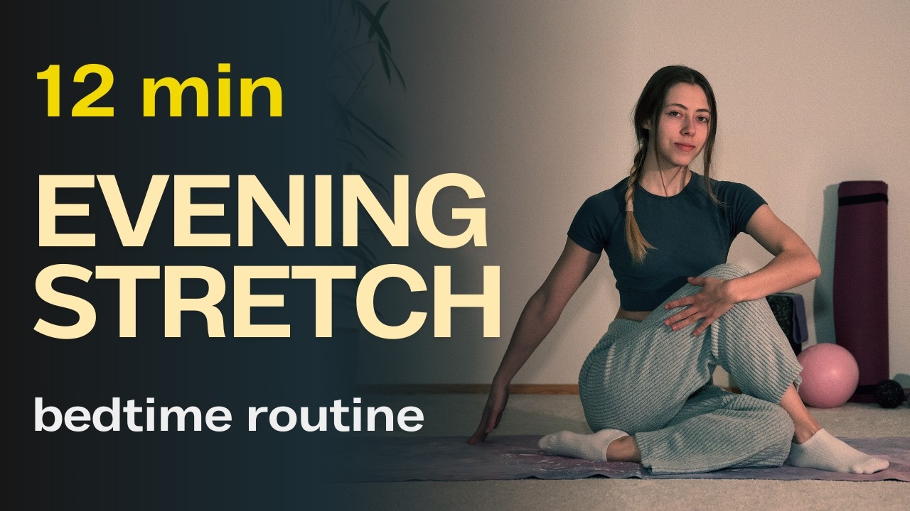 Evening Stretch Routine | Relaxing Stretches for Better Sleep - YouTube