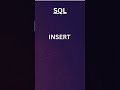 INSERT in SQL | SQL INSERT