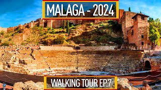 MALAGA City Tour 2024 | Teatro Romano  | Malaga Walk 2024 #spain #spanish