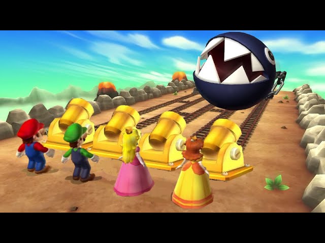 Mario Party 9 - All Boss Minigames - YouTube