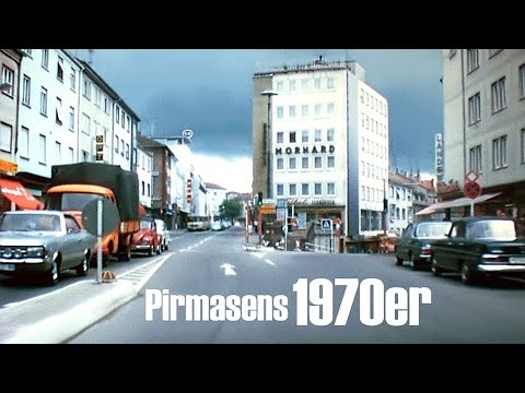 Pirmasens 1970er - Autofahrt Exerzierplatz - Schlossstr. - Fehrbach - early dashcam