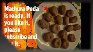 Pede kaise banaye | Mathura pera | घर पर बनाये दुध से मथुरा के पेड़े | indian sweets street food